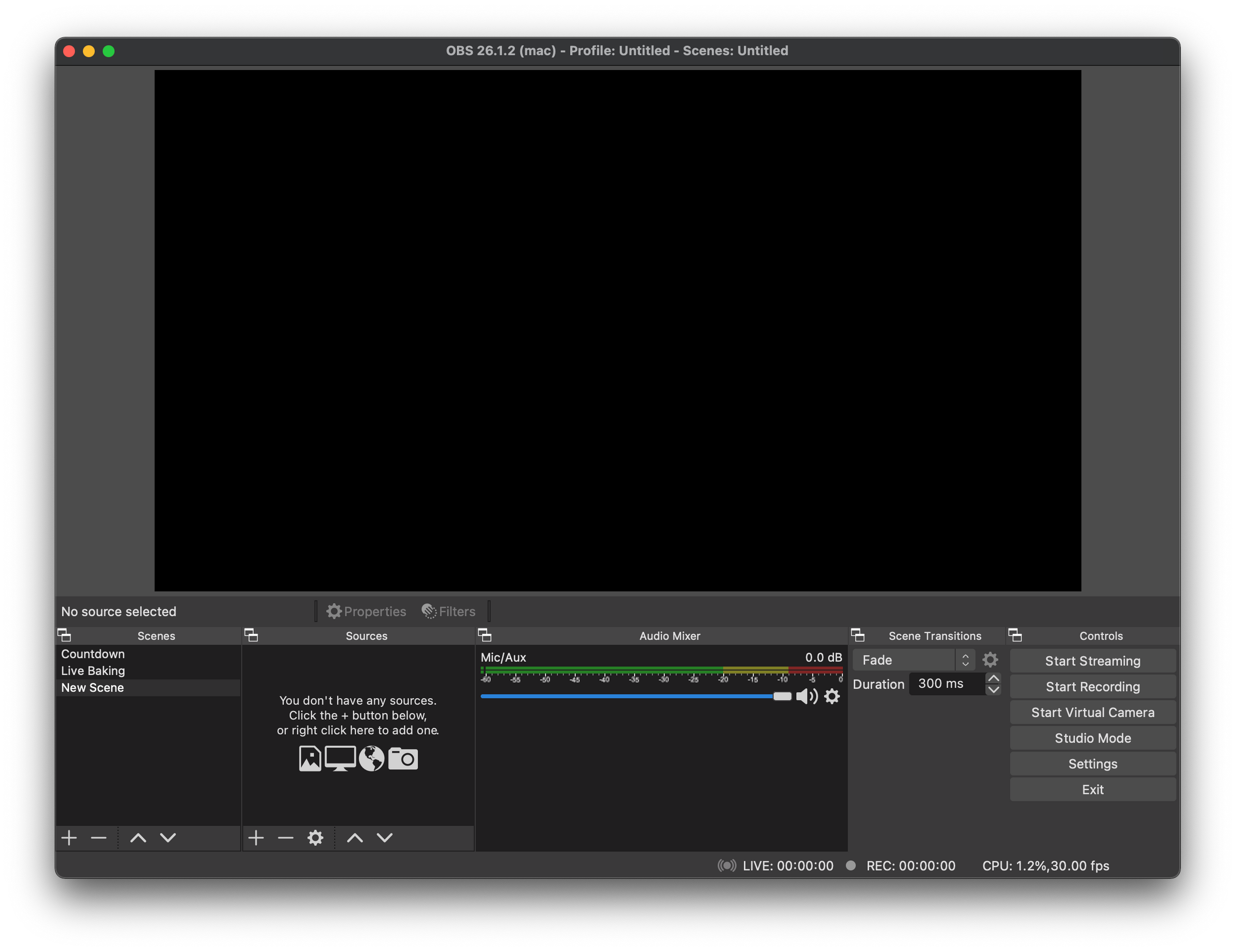 obs ishowu audio not mixer isnt working